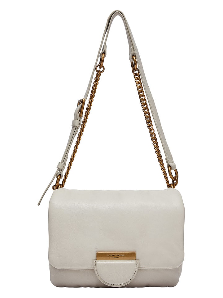 Liebeskind Berlin Skórzana torebka w kolorze białym - 21 x 14 x 6 cm rozmiar: onesize