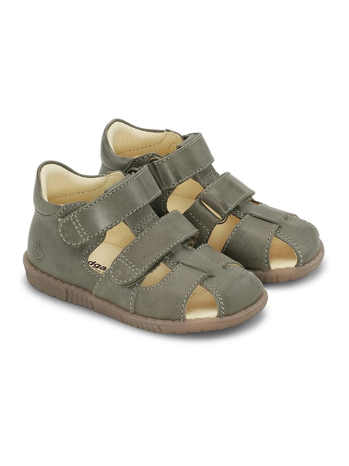 Bundgaard Skórzane półsandały "Ranjo" w kolorze zielonym rozmiar: 22