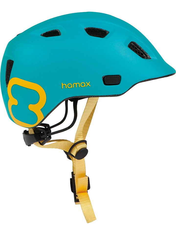 Hamax Kask rowerowy "Thundercap" w kolorze jaskrawozielonym rozmiar: 47-52 cm