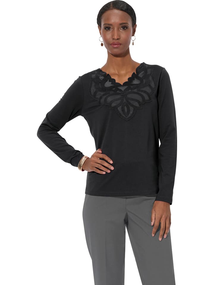 WITT WEIDEN Bluzka w kolorze czarnym rozmiar: 52