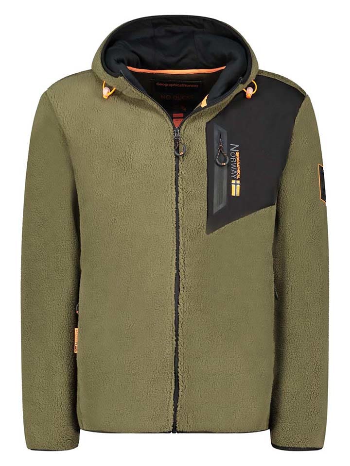 Geographical Norway Kurtka polarowa "Tenergie" w kolorze khaki rozmiar: L