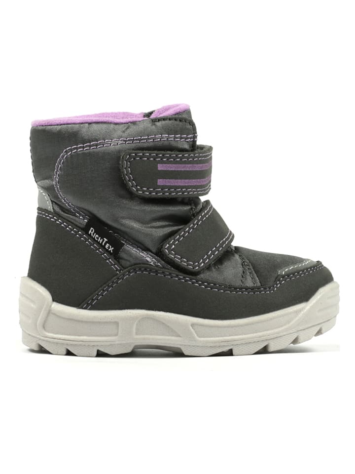 Richter Shoes Botki zimowe "Pocks" w kolorze szarym rozmiar: 25