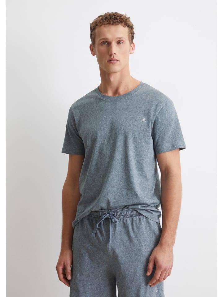 Marc O´Polo Bodywear Koszulka piżamowa w kolorze niebieskim rozmiar: XXL