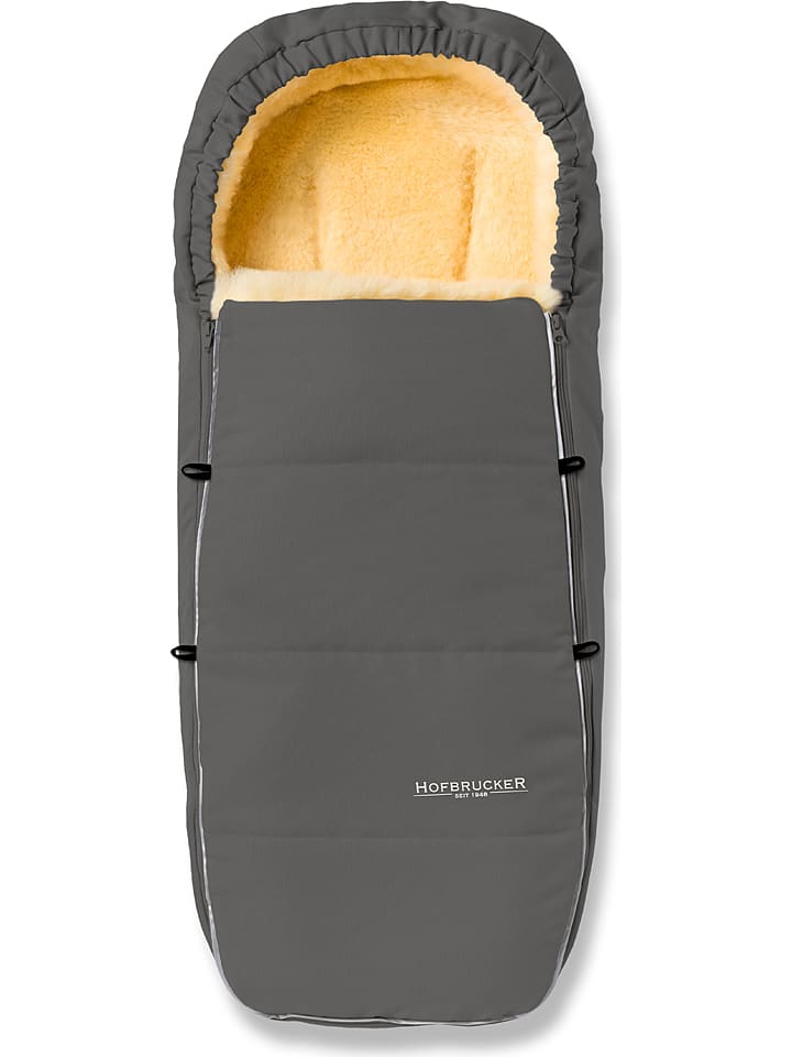 Hofbrucker Śpiworek "Alaska" w kolorze szarym - 95 x 34 cm rozmiar: onesize