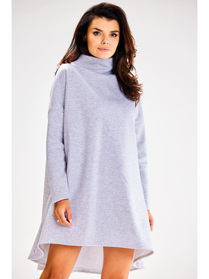 Awama Sukienka w kolorze szarym rozmiar: S/M