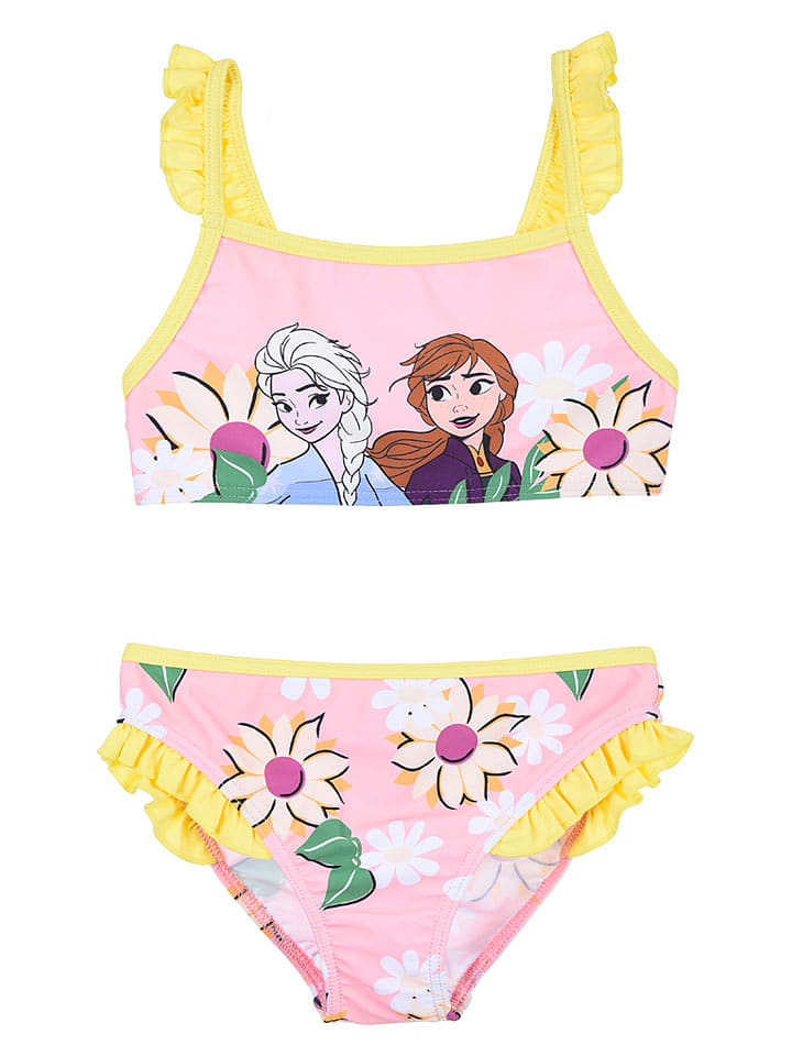 FROZEN Bikini "Kraina Lodu" w kolorze jasnoróżowym rozmiar: 128