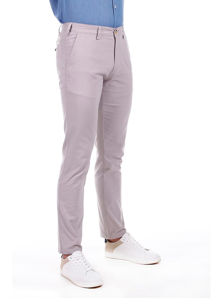 The Time of Bocha Spodnie chino w kolorze jasnoróżowym rozmiar: 48