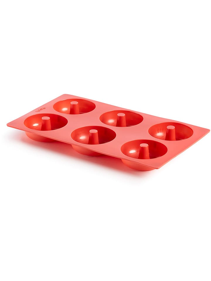 Lekué Forma w kolorze czerwonym do donatów - 30 x 3,4 x 11,8 cm rozmiar: onesize