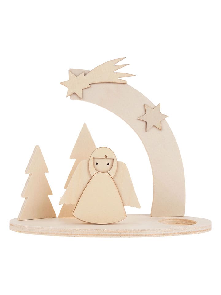 SUNNYSUE Świeczniki (9 szt.) w kolorze beżowym rozmiar: onesize