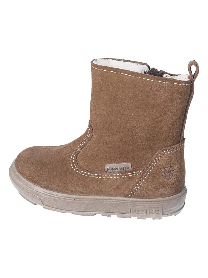 PEPINO Skórzane kozaki "Ciry S" w jasnobrązowym rozmiar: 26