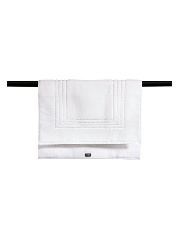 Vossen Dywanik łazienkowy "De Luxe" w kolorze białym rozmiar: 50x70 cm