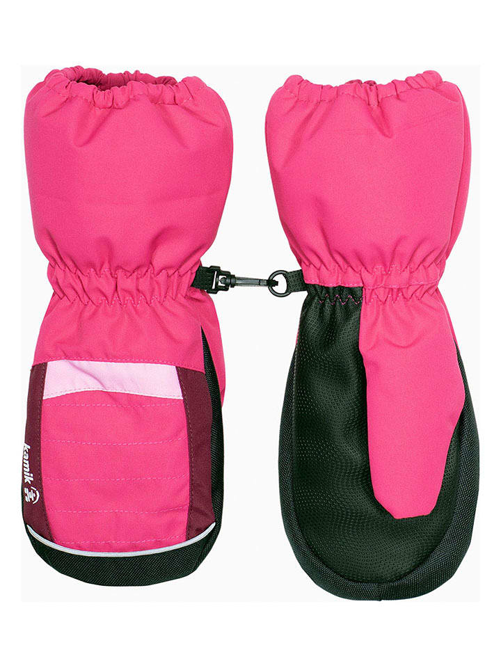 Kamik Rękawice funkcyjne "Bobcat" w kolorze różowym rozmiar: 80-98