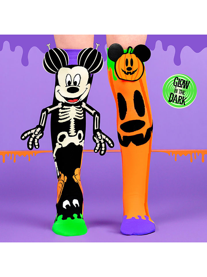 Heinrich Bauer Skarpety "Mickey - Glow in the Dark" ze wzorem rozmiar: onesize