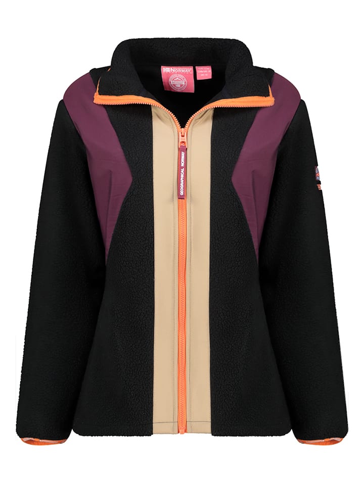 Geographical Norway Kurtka polarowa "Uriel" w kolorze czarnym rozmiar: XL