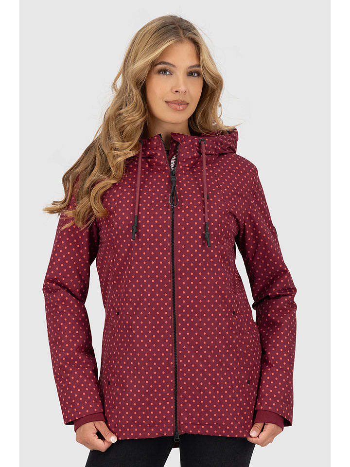 alife and kickin Kurtka zimowa "LilouAK" w kolorze bordowym rozmiar: S