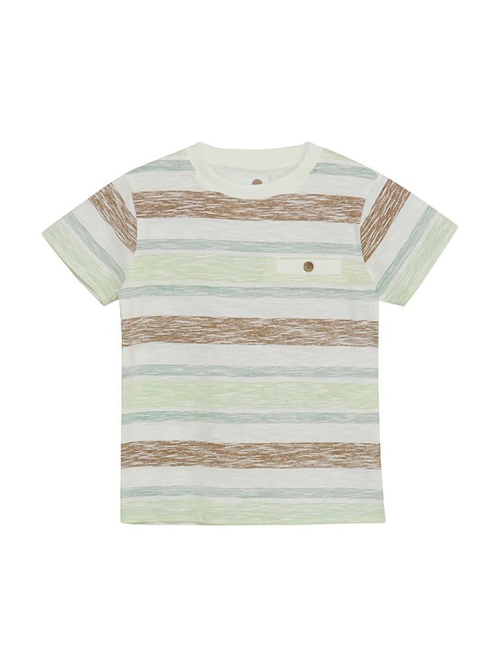 enfant Koszulka w kolorze jasnobrązowo-kremowo-zielonym rozmiar: 116