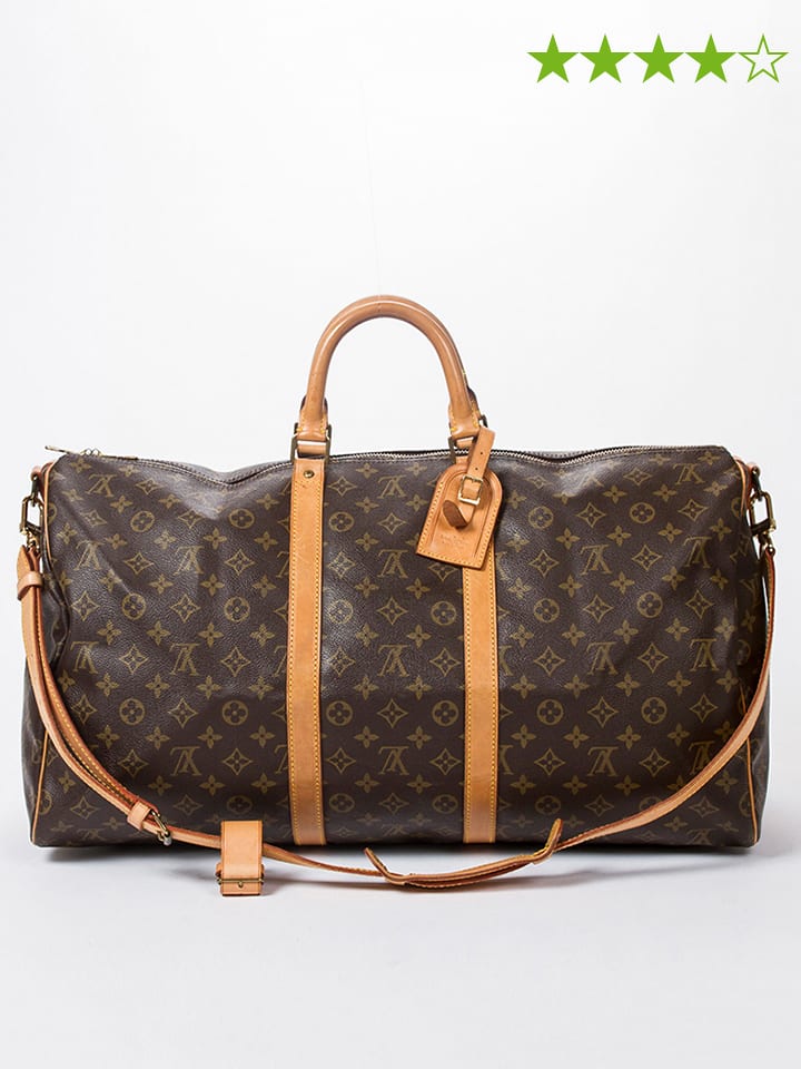Louis Vuitton Torba podróżna "Keepall Bandouliere 55" w kolorze brązowym - 55 x 28 x 25 cm rozmiar: onesize