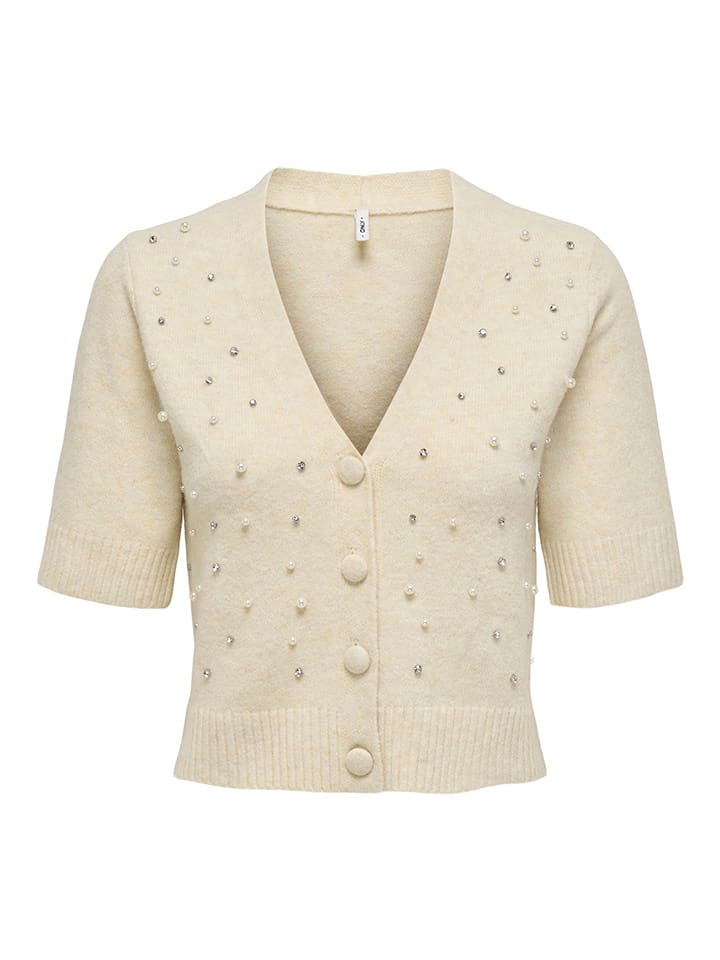 ONLY Kardigan w kolorze beżowym rozmiar: M