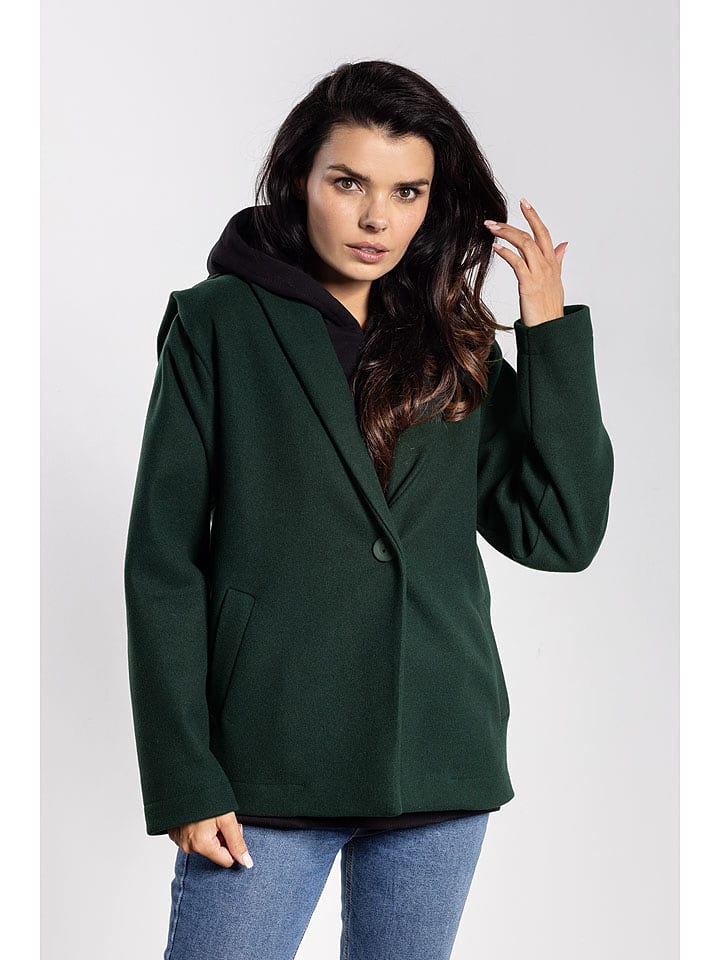 Awama Blezer w kolorze zielonym rozmiar: XL