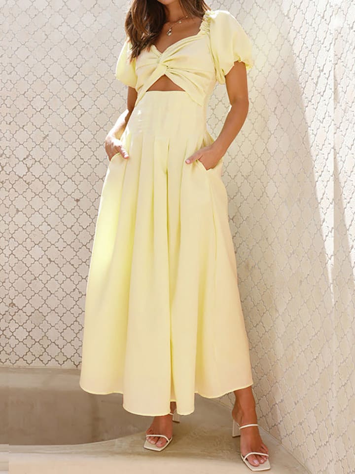 Tazga Sukienka w kolorze żółtym rozmiar: 38