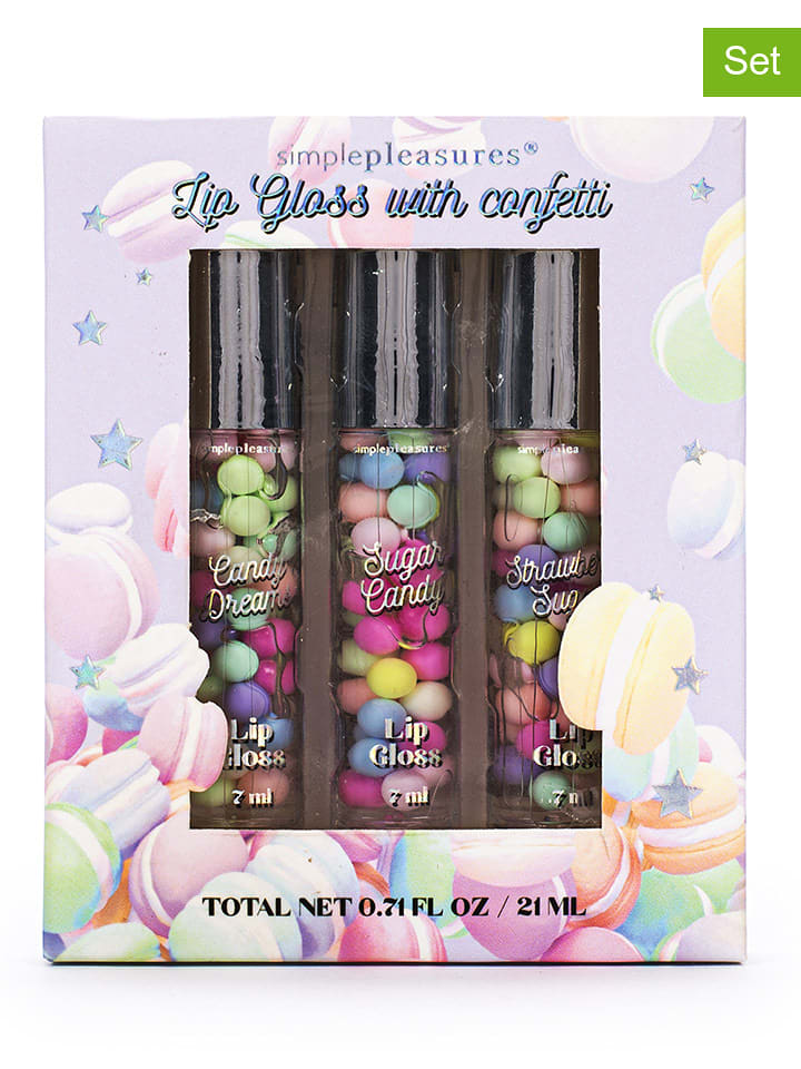 Tri-Coastal Design Błyszczki do ust (3 szt.) - 6+ rozmiar: onesize