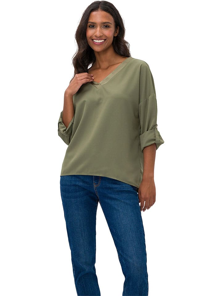 Heine Bluzka w kolorze khaki rozmiar: 38