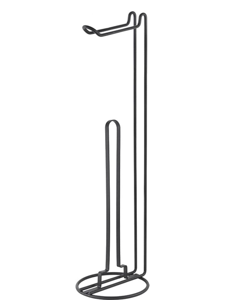 metaltex Uchwyt "Origin" w kolorze czarnym na papier toaletowy - wys. 58 x Ø 15 cm rozmiar: onesize