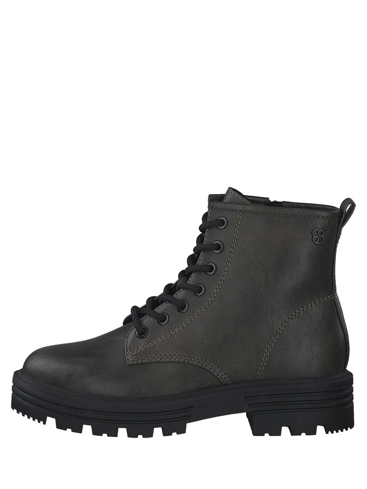 s.Oliver Botki w kolorze khaki rozmiar: 41