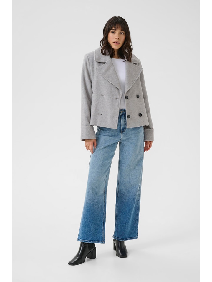 Kaffe Trencz w kolorze szarym rozmiar: 38