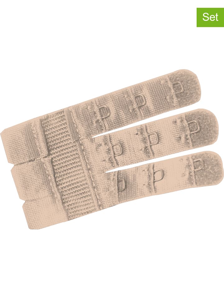 Bye Bra Przedłużacze (3 szt.) w kolorze beżowym, czarnym i białym do biustonosza rozmiar: onesize