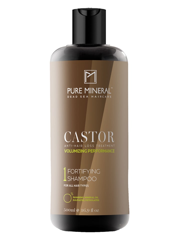 PURE MINERAL Szampon "Castor - Fortifying Shampoo" - 500 ml rozmiar: onesize