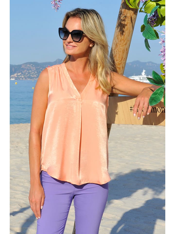 Bleu d'Azur Top "Juliana" w kolorze pomarańczowym rozmiar: 36