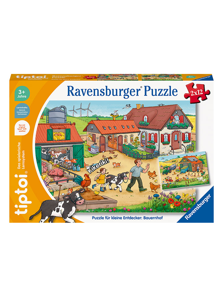 Ravensburger 24-częściowe puzzle - 3+ rozmiar: onesize