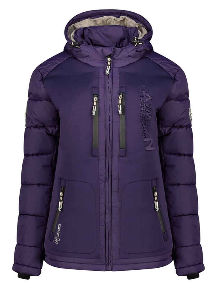 Geographical Norway Kurtka zimowa "Beachwood" w kolorze fioletowym rozmiar: S