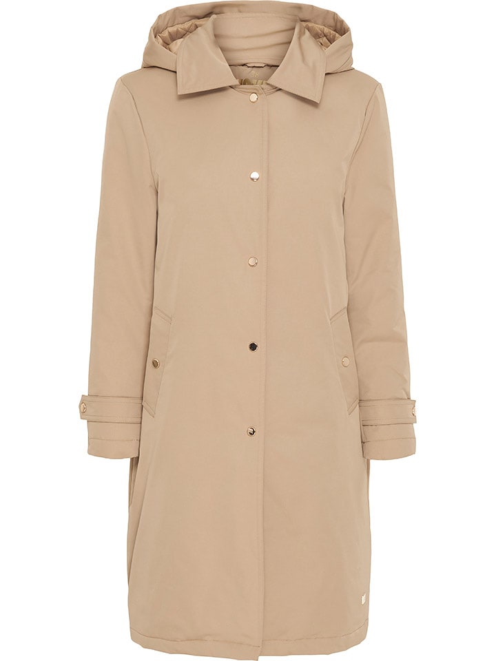 TicketWOMAN Płaszcz przejściowy "Casja" w kolorze beżowym rozmiar: 36