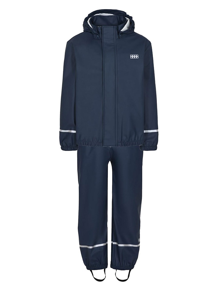 LEGO 2-częściowy zestaw przeciwdeszczowy w kolorze granatowym rozmiar: 128