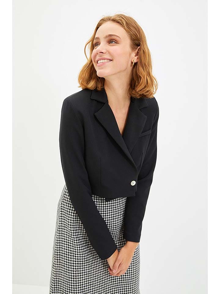 trendyol Blezer w kolorze czarnym rozmiar: 40