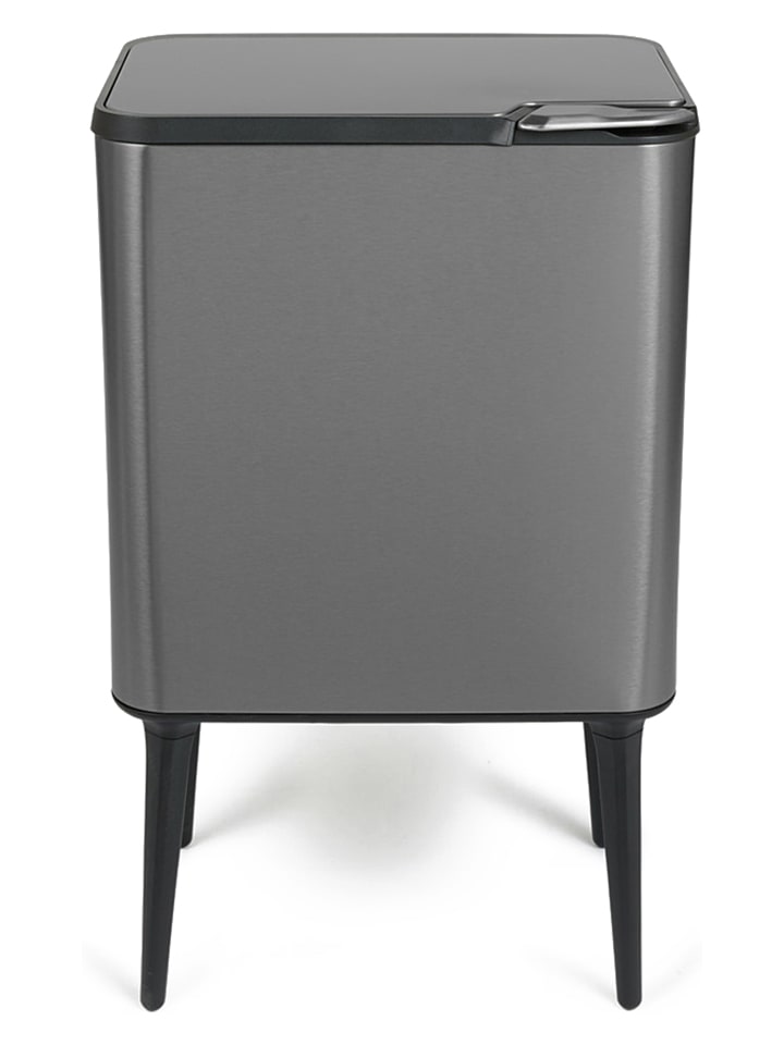 Lifa Living Kosz w kolorze szaro-czarnym na śmieci - 48 x 54,5 x 38 cm rozmiar: onesize