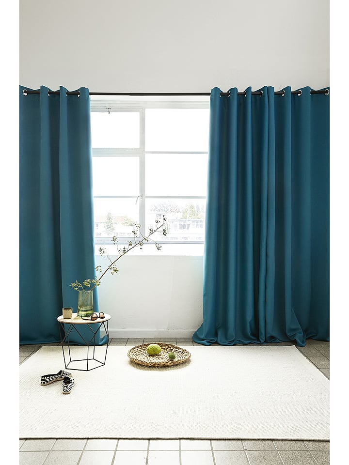 Lifa Living Zasłona w kolorze morskim rozmiar: 150x250 cm