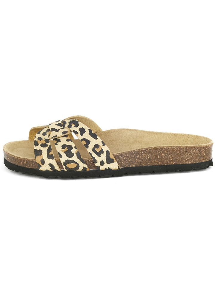 BABUNKERS Family Klapki w kolorze beżowo-brązowym rozmiar: 37