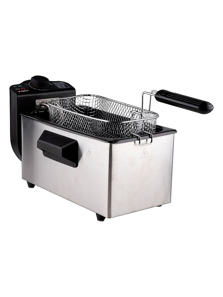 Alpina Frytkownica "Deep fryer" w kolorze srebrnym - 3 l rozmiar: onesize