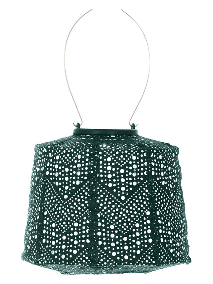 Lumiz Lampion solarny LED "Verso Lamp" w kolorze zielonym - wys. 14 x Ø 20 cm rozmiar: onesize