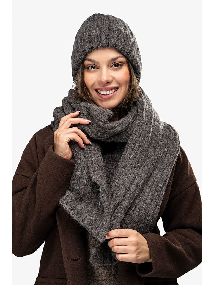 Awama Czapka w kolorze antracytowym rozmiar: onesize