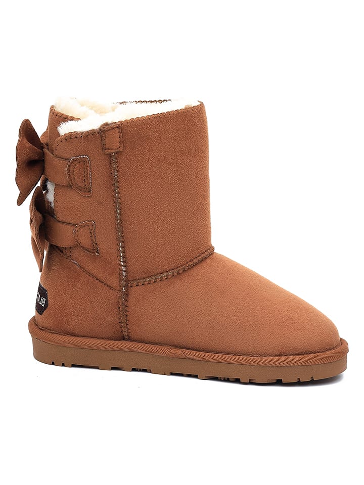 Blackfield Botki zimowe "Edison" w kolorze jasnobrązowym rozmiar: 31