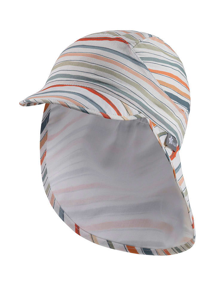 Sterntaler Czapka ze wzorem z osłoną karku rozmiar: 49 cm