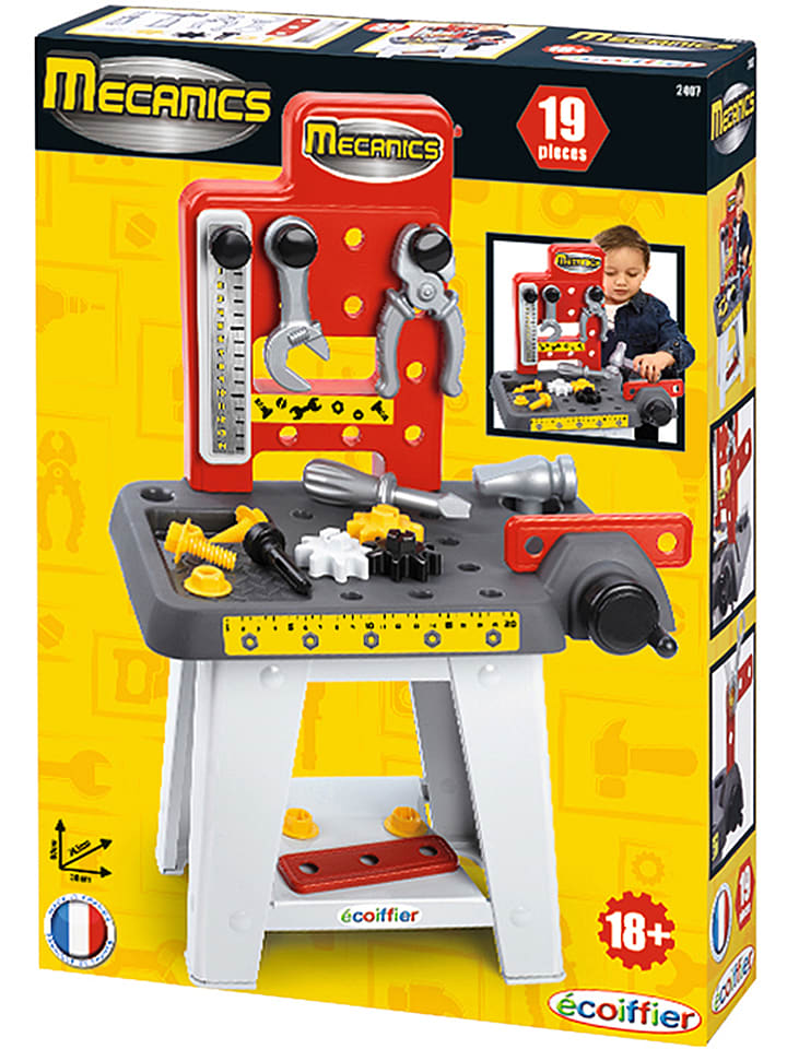 écoiffier Stół warsztatowy z akcesoriami - 18 m+ rozmiar: onesize