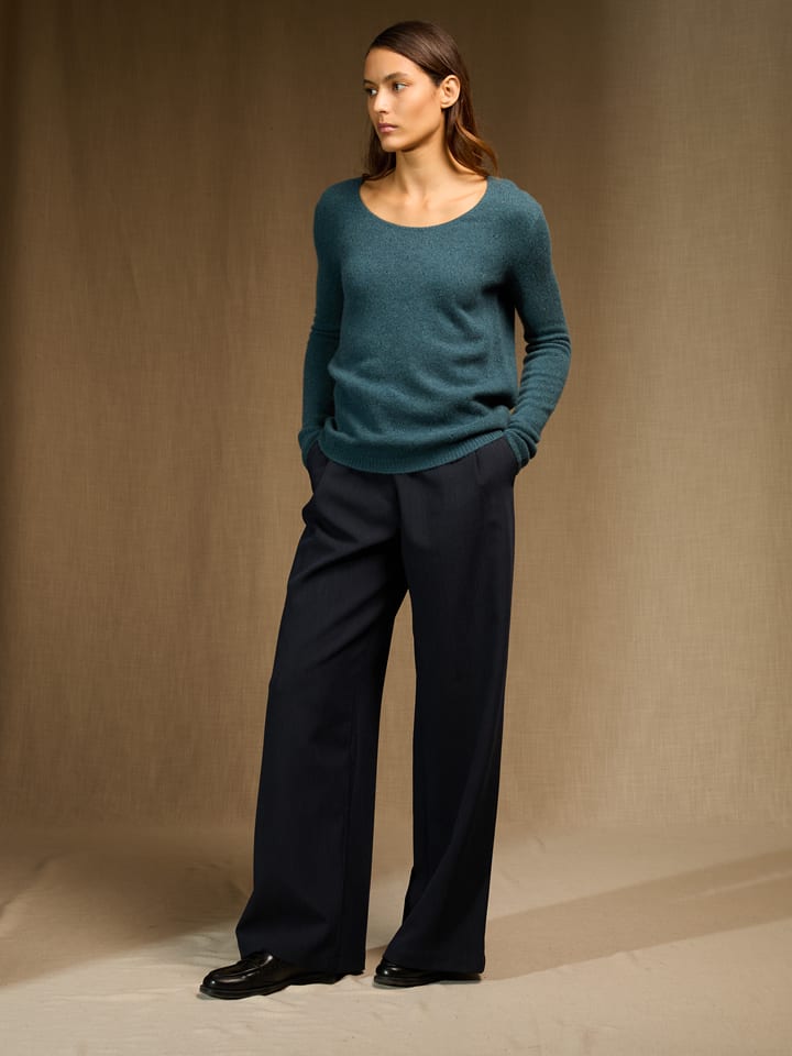 Perfect Cashmere Kaszmirowy sweter "Kelley" w kolorze turkusowym rozmiar: S