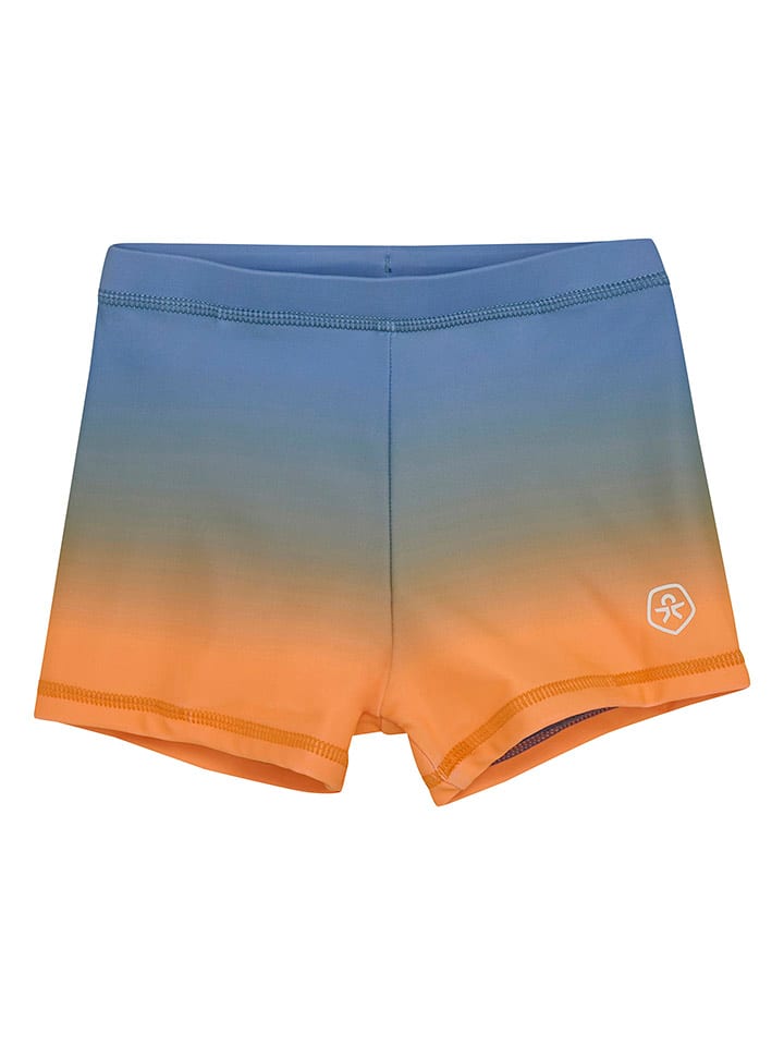 Color Kids Kąpielówki w kolorze niebiesko-pomarańczowym rozmiar: 92