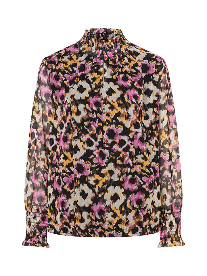 More & More Bluzka w kolorze czarno-fioletowym rozmiar: 34