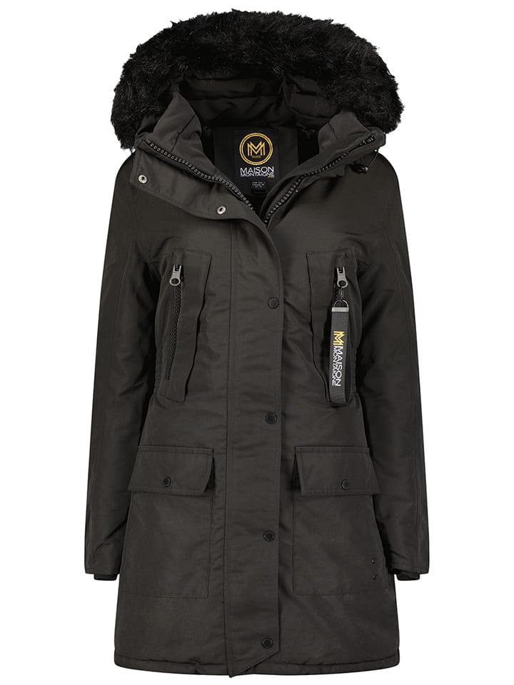 Maison Montaigne Parka "Cormai" w kolorze czarnym rozmiar: XXL